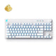 Mchose Mix 87 Hall-Effekt-Magnetschalter-Gaming-Tastatur (weiß, US-Layout, 80 %, RGB, Hot-Swap, USB-C, Hall-Effekt-Sensor)