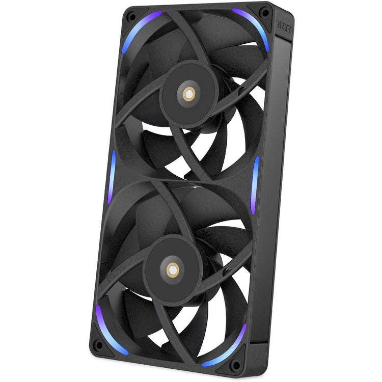 Nzxt f240x RGB-Gehäuselüfter (schwarz, 2 Stück, 240 x 120 x 30 mm, PWM)