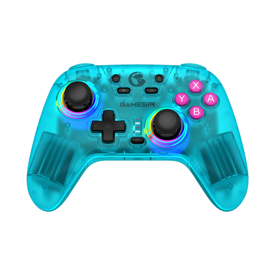 Gamesir Nova HD Rumble NS Controller (Teal, PC, Steam, Android, iOS, Switch, Bluetooth 2,4 GHz USB)