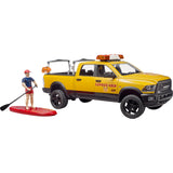 Bruder Dodge Ram 2500 Rettungsbrigadeauto mit Rettungsschwimmer - afbeelding 1