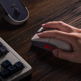 8bitdo Retro R8 Maus – N Edition (Grau Rot, 50 – 26000 dpi, Bluetooth USB-C 2,4 GHz) - afbeelding 14