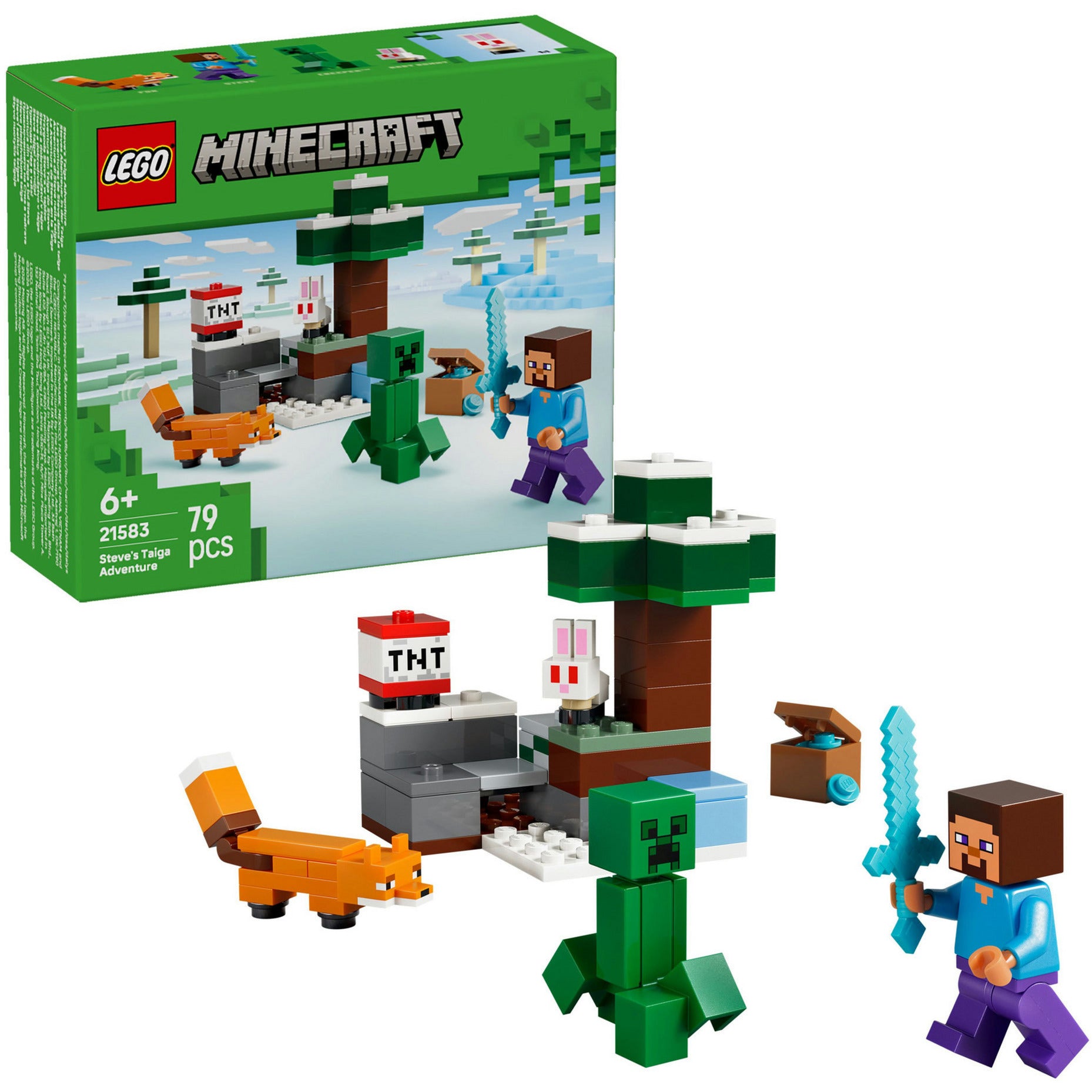 Lego Minecraft 21583 Steves Taiga-Abenteuer