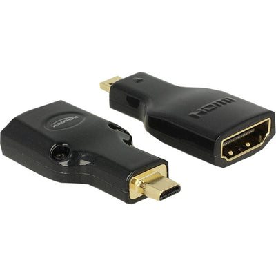 Delock Micro-Hdmi-D-Mann zum HDMI-A-weiblichen Adapter