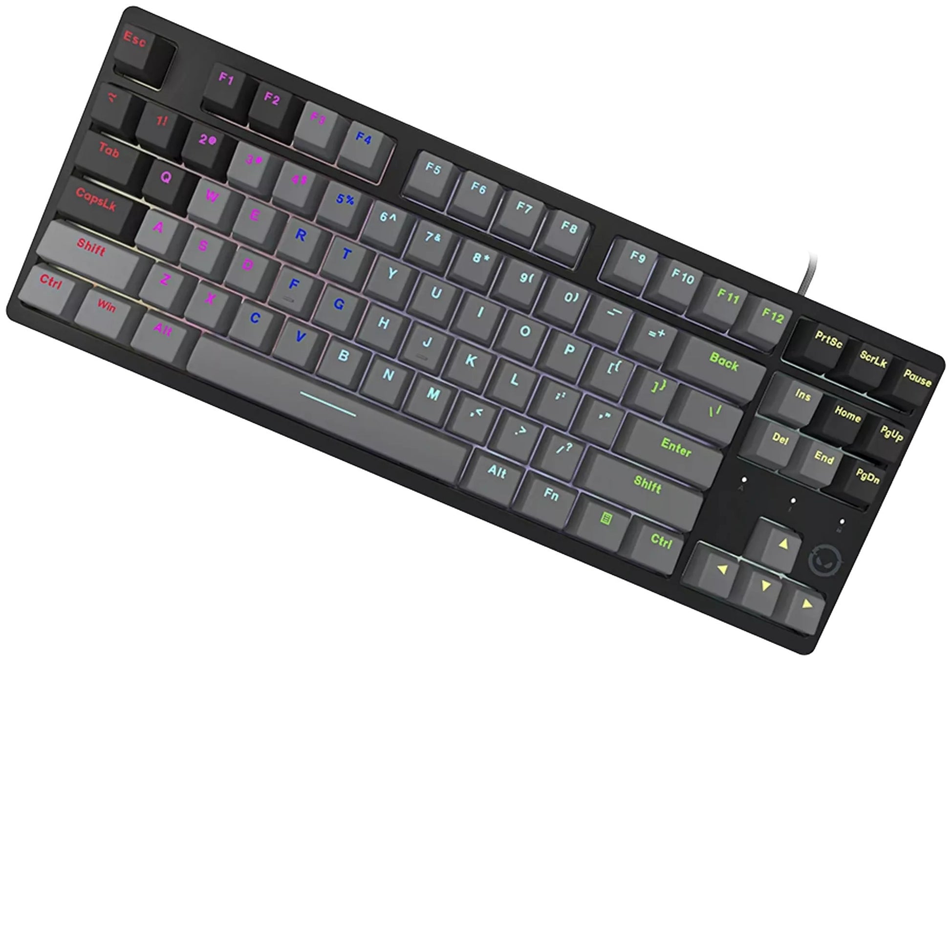 Lorgar Azar 514TKL, Gaming-Tastatur (schwarz, US-Layout, Logar Dream, TKL, RGB)