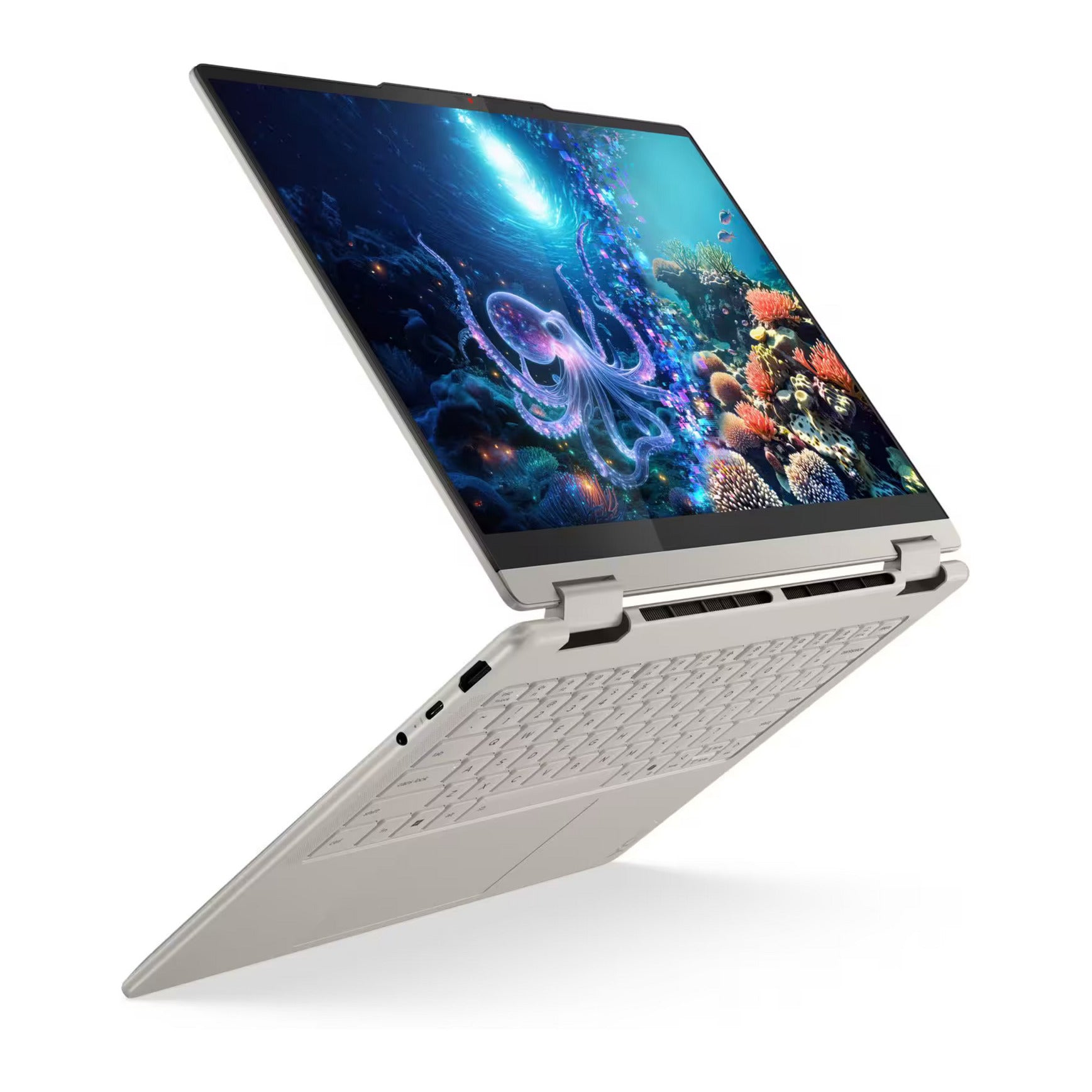 Lenovo Yoga 7 2-in-1 14ill10 (83jq00fvmh) 14 Copilot+ Laptop (Hochglanzweiß | Core Ultra 5 226V | Intel Arc Graphics 130V | 16 GB | 512 GB SSD | Touch)