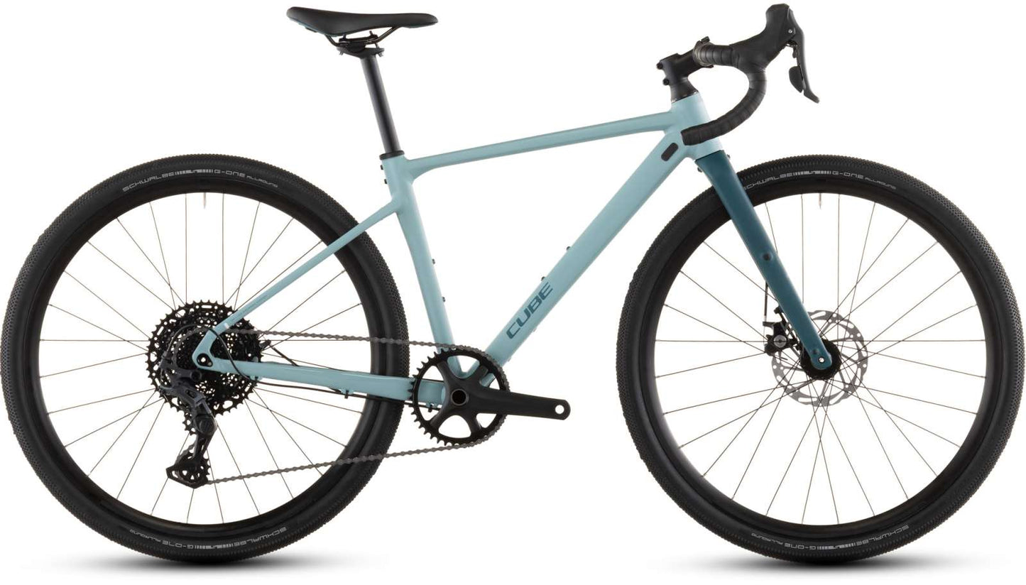 Cube Nuroad Rookie Pro Tealgrau und Blaugrün