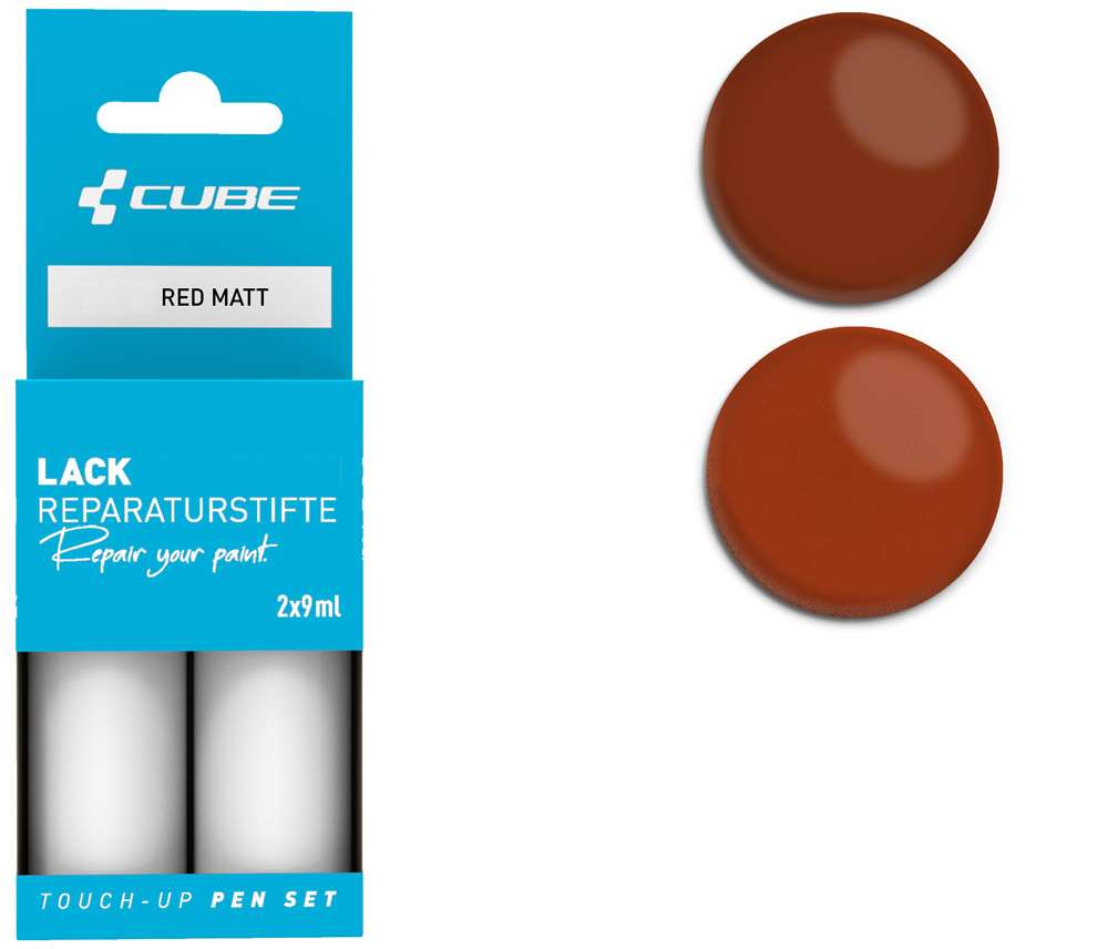 Cube Lackstift-Set rot matt
