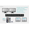 I-tec USB-C KVM Dock Pro Dockingstation (schwarz)