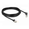 Delock RJ45 Network Cable Cat.6a S ftp Slim 90 ° nach oben a