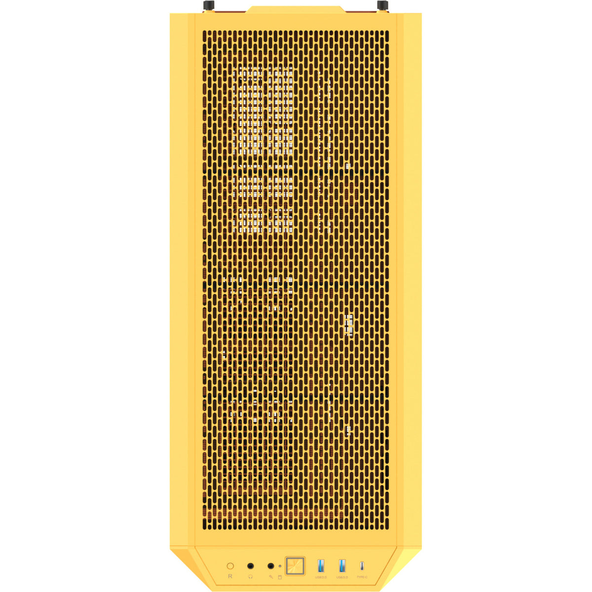 Thermaltake View 600 tg butter caramel Big-Tower-Gehäuse (gelb | 2x USB-A | 1x USB-C | gehärtetes Glas)