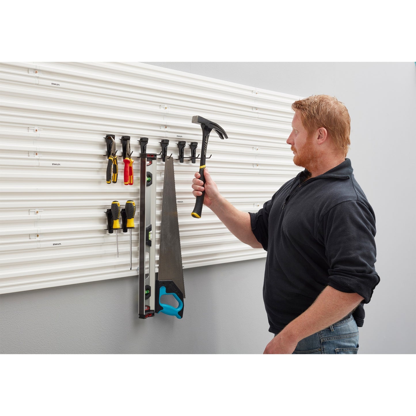 Stanley Track Wall Hooks Bereich klein, 8 Stücke