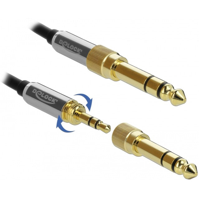 Delock Stereo-Jack 3,5 mm 3-polige männlich> weiblich