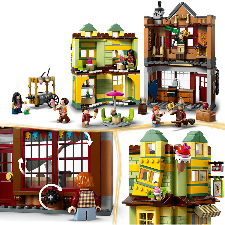LEGO 76452 Harry Potter Zwik Bandage Zwerkbalpaleis und Eisdiele