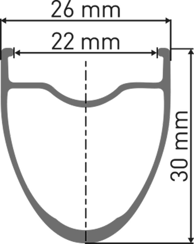 Dt Swiss ER 1600 Spline® 28 30 mm Vorderrad