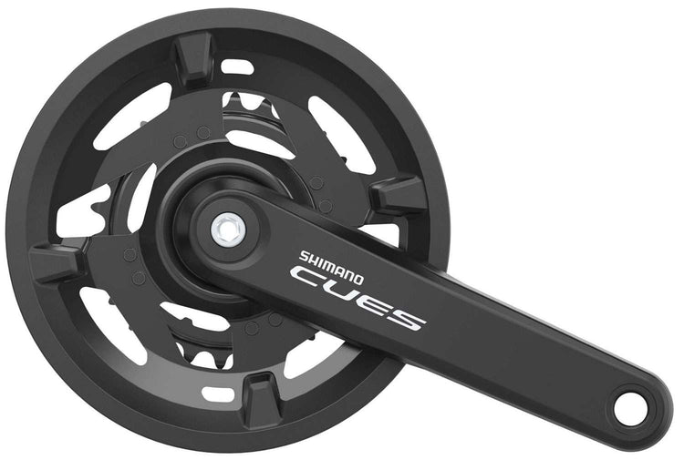 Shimano Cues FC-U4010 9 10 11-Gang-Kurbel 40 26 mit Kettenschutz