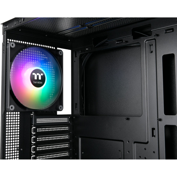 Thermaltake View 270 tg argb Midi-Tower-Gehäuse (schwarz | 2x USB-A | 1x USB-C | RGB | gehärtetes Glas)