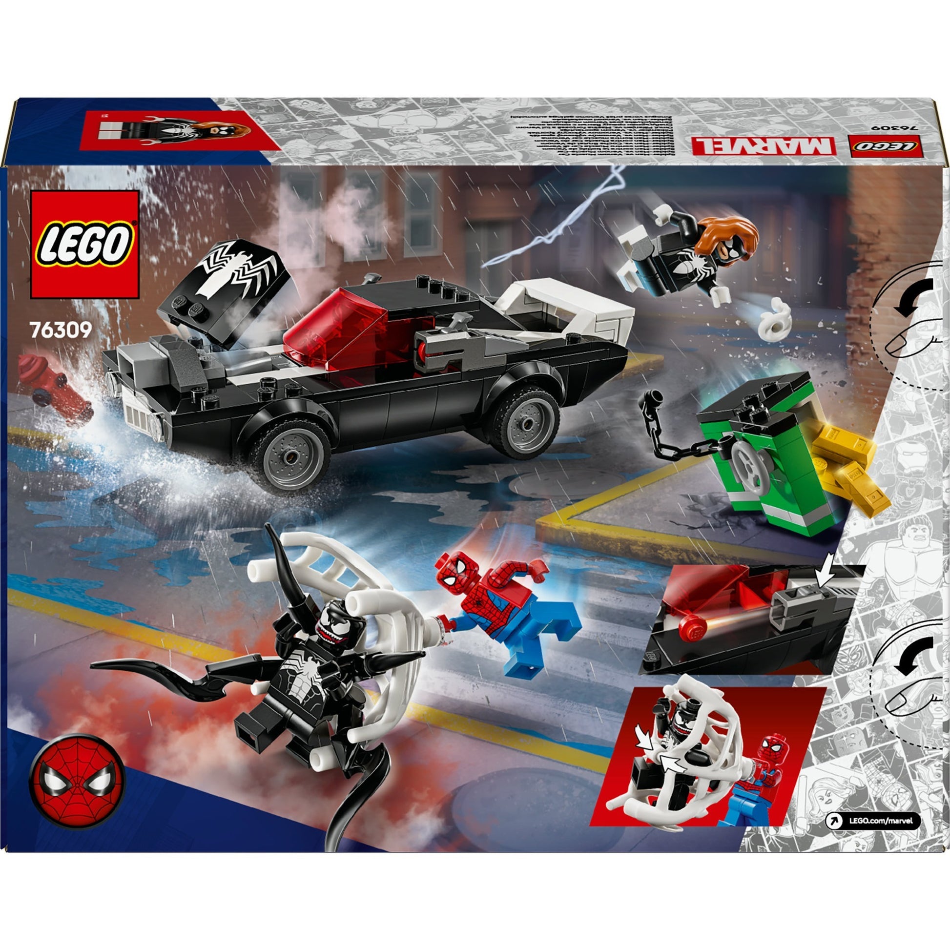 Lego Lego Super Heroes 76309 Spider-Man Vs. Venom -Klassiker