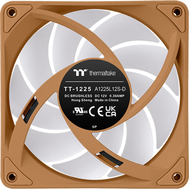 Thermaltake CT120 EX ArGB Sync PC-Lüfter Gravel Sand (3-Lüfter-Pack) Gehäuselüfter (hellbraun, 3 Stück, 120 x 120 x 25 mm, PWM)
