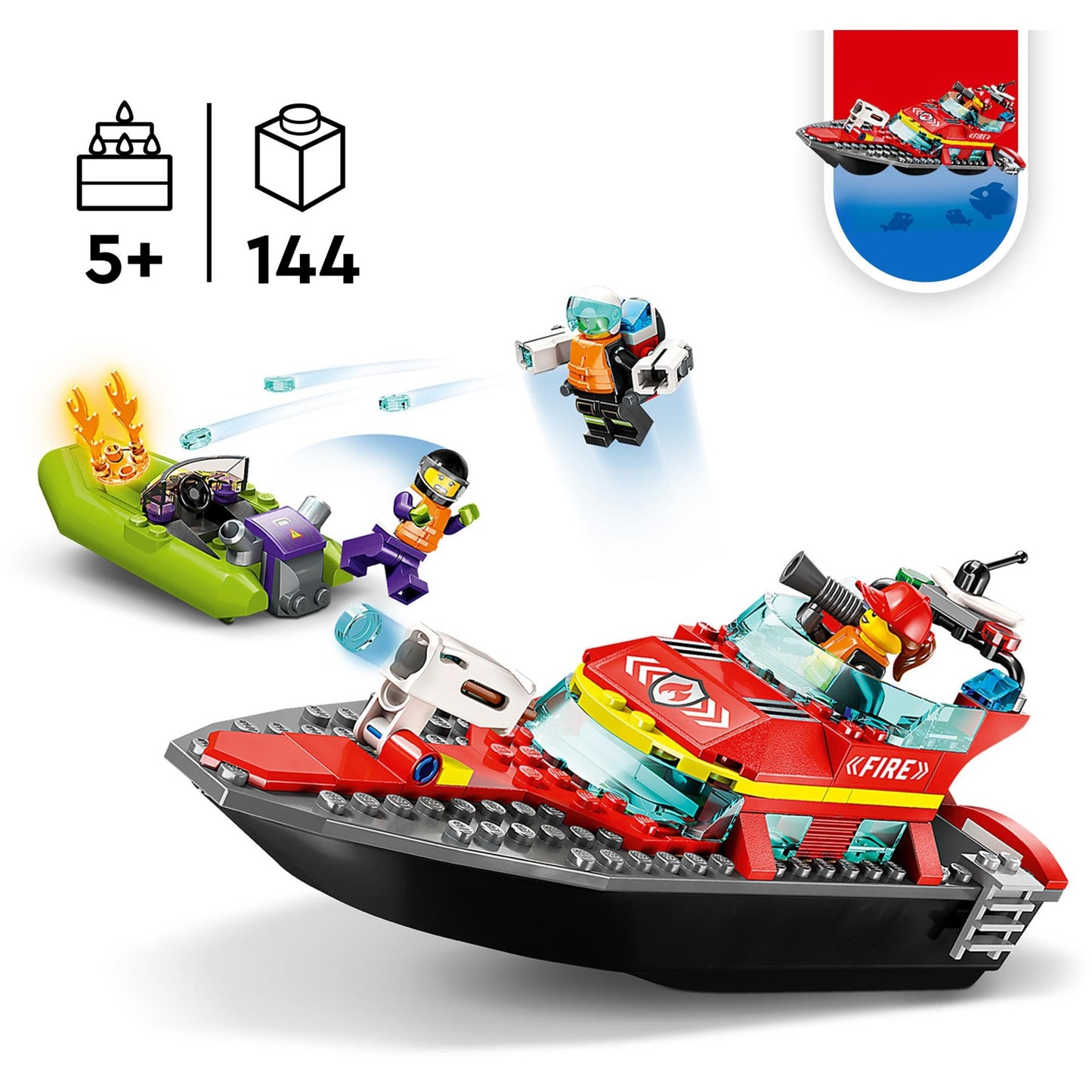 Lego Lego City 60373 Rettungsboot Marke