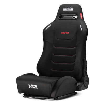 Next Level Racing ERS3 Rennstuhl mit haptischem Feedback, Sim-Rennsitz (schwarz)