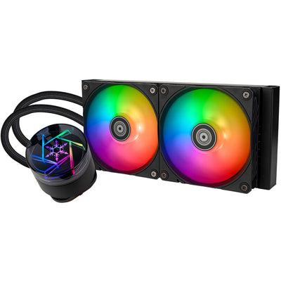 Silverstone Novapeak 240 Arb Wasserkühlung (schwarz, 4 Pin PWM)