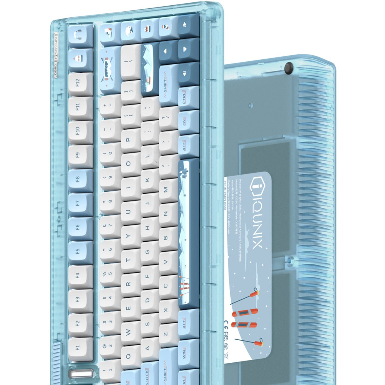 Iqunix og80 wintertide drahtlose mechanische Tastatur