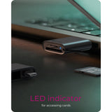 Icy Box ib-cr204-cu3 2-in-1 Kartenleser (schwarz) - afbeelding 6