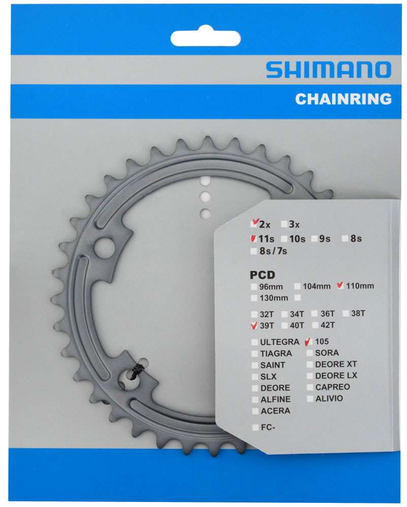 Shimano Kettenblatt 39T 105 FC-R7000 silber
