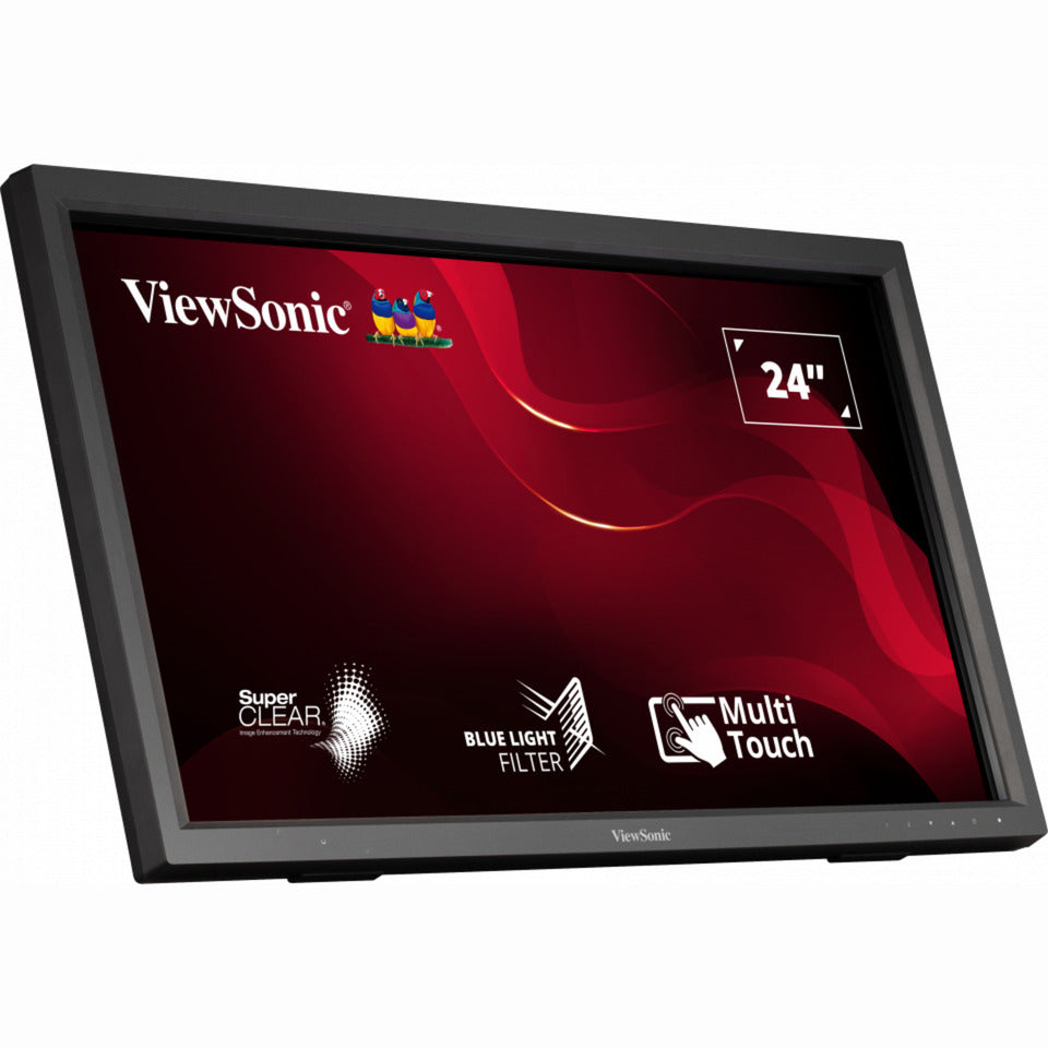 Viewsonic IR-Touchmonitor TD2423 24 (schwarz, 1x HDMI, VGA, DVI-D, USB-A, USB-B)
