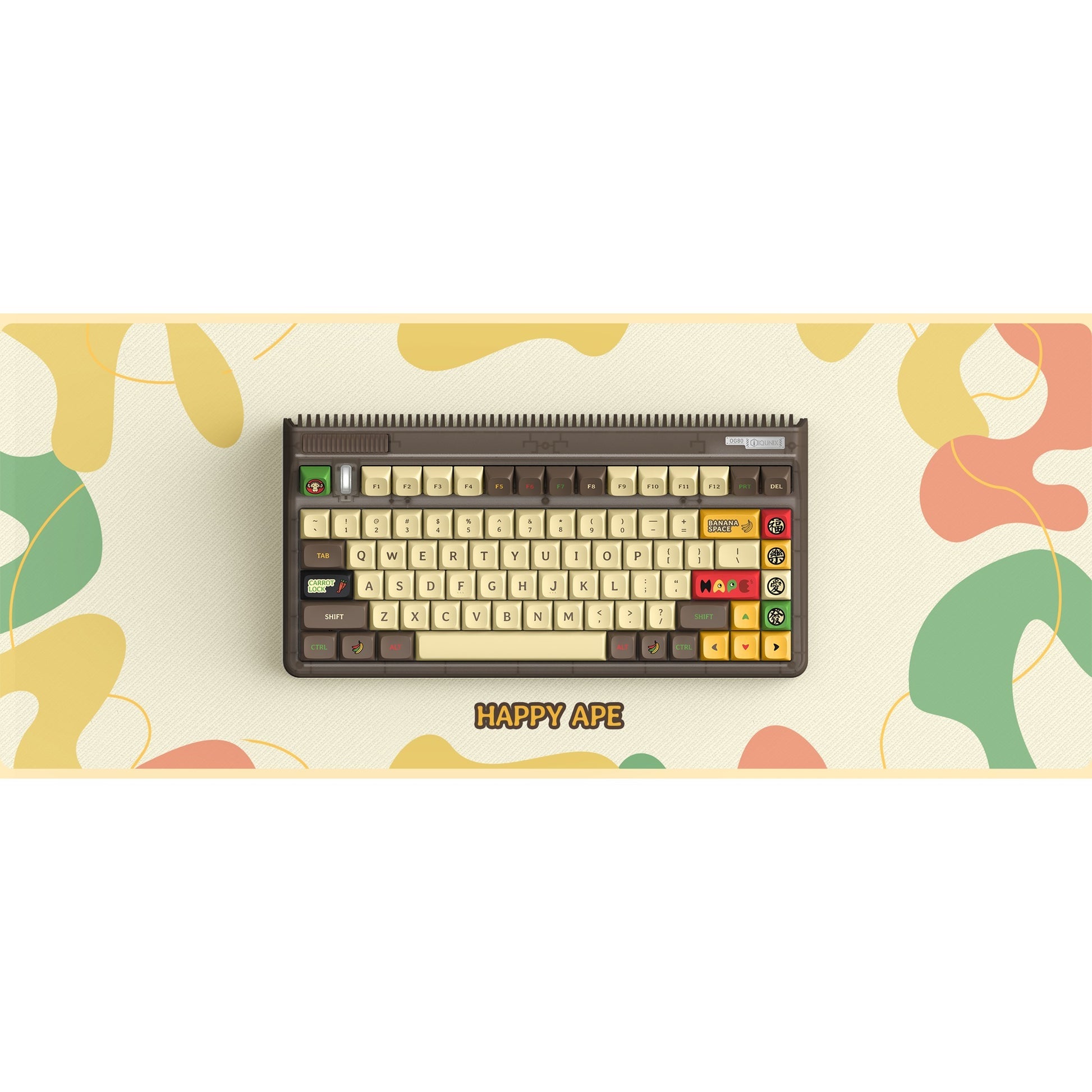 Iqunix OG80 Happy Afe drahtlose mechanische Tastatur