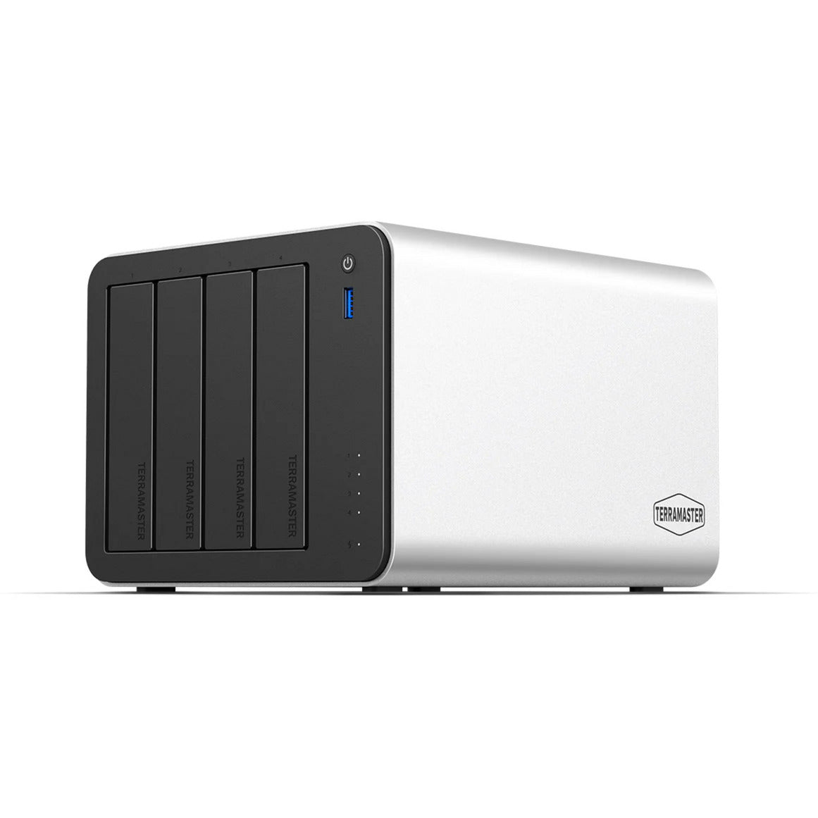 Terramaster f4-425 plus NAS (weiß, 2x 5GBe, HDMI, USB)