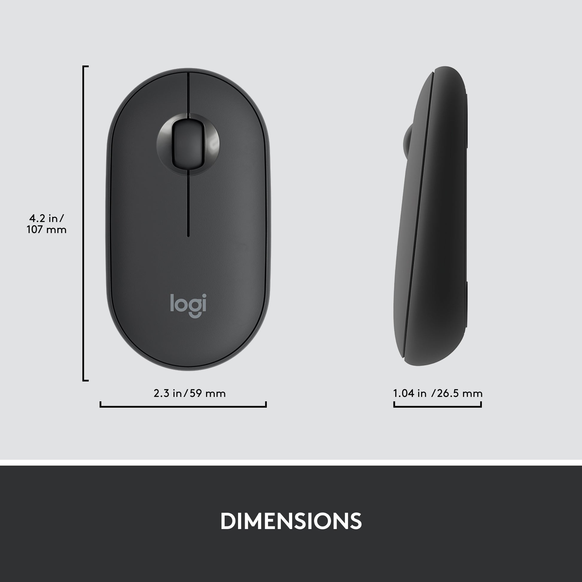 Logitech MK470 Slim Kabellose Tastatur-Maus-Kombination