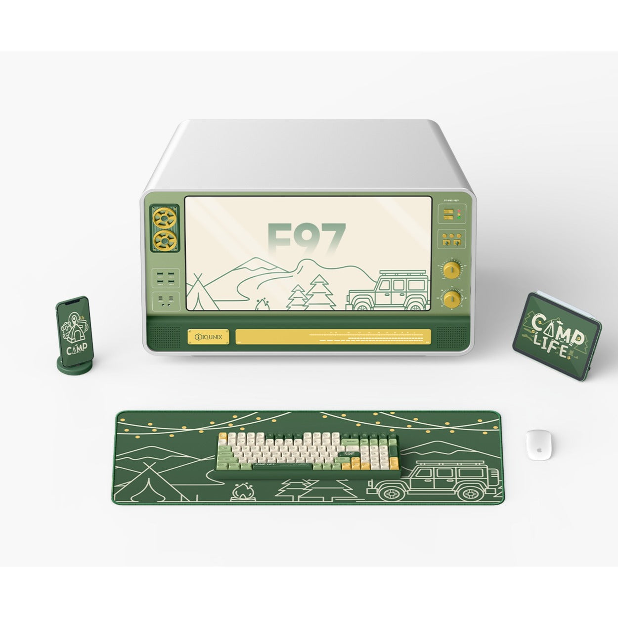 Iqunix F97 Camping Wireless mechanischer Tastatur