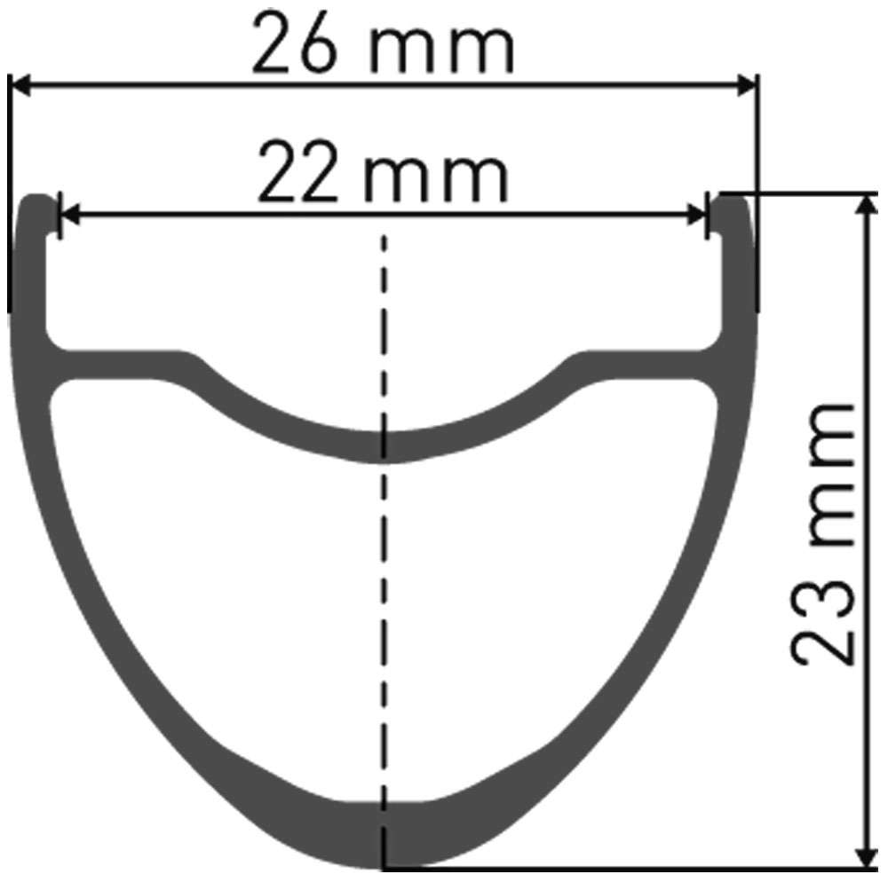 DT Swiss E 1800 Spline® 28 23 mm Hinterrad