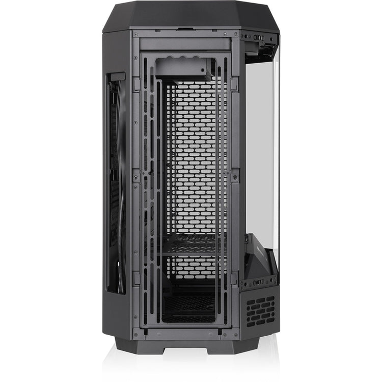 Thermaltake The Tower 600 Midi-Tower-Gehäuse (schwarz | 4x USB-A | 1x USB-C | gehärtetes Glas)