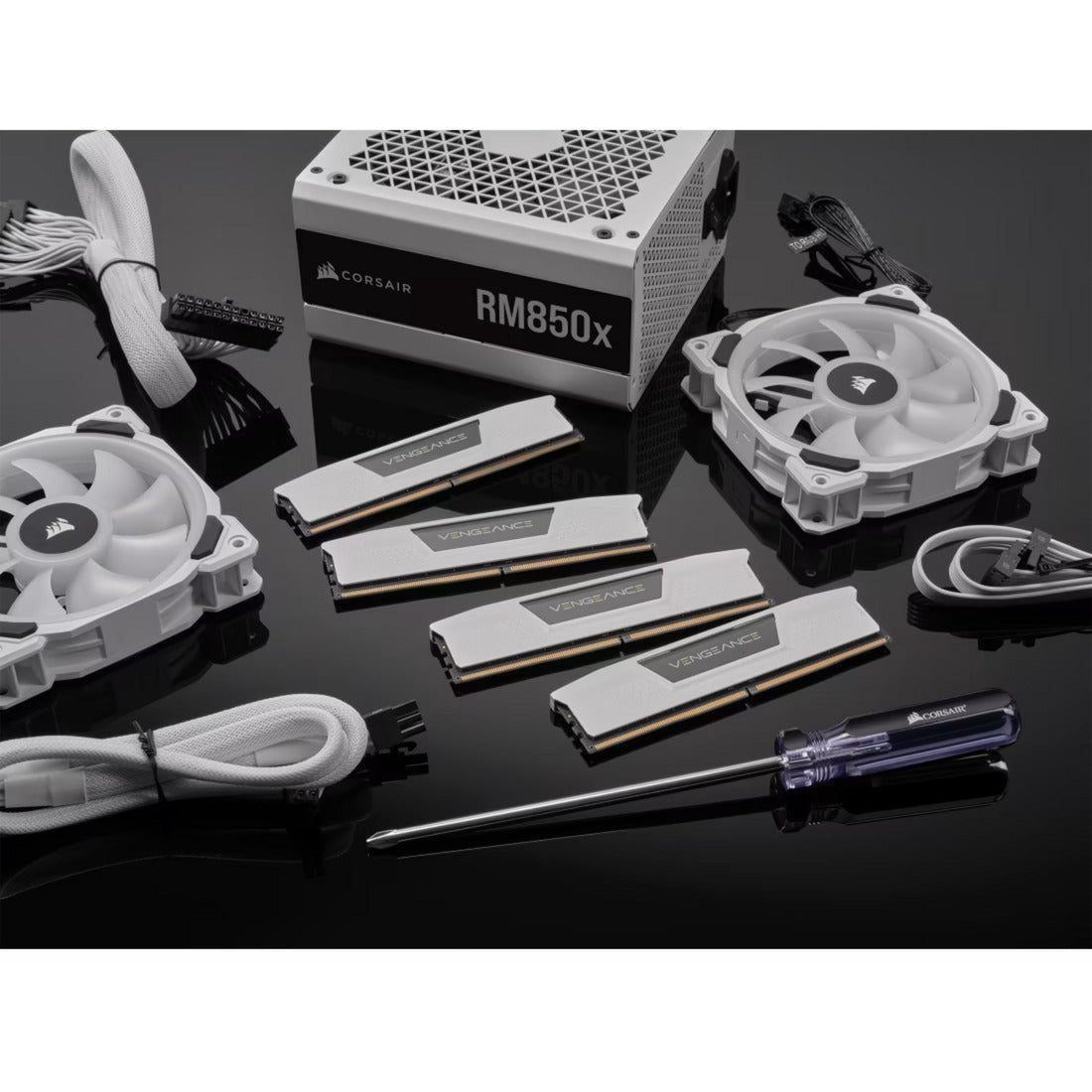 Corsair Vengeance 32 GB DDR5-6000 (2x 16 GB) RAM (weiß, cmk32gx5m2d6000z38w, xmp, expo)