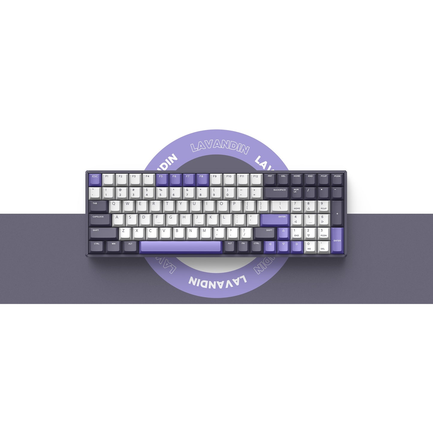 Iqunix F97 Lavandin Wireless mechanischer Tastatur