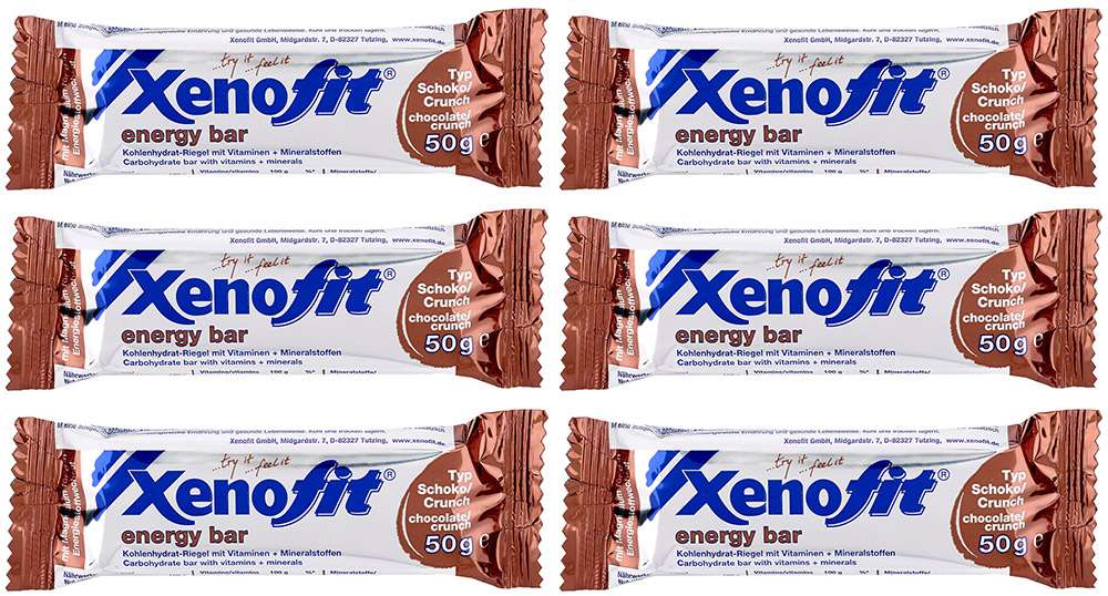 Xenofit Energieriegel Schoko-Crunch 6x50g