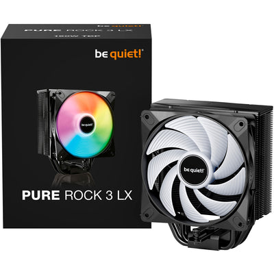 Ruhig sein! Pure Rock 3 LX RGB CPU-Kühler (Schwarz)