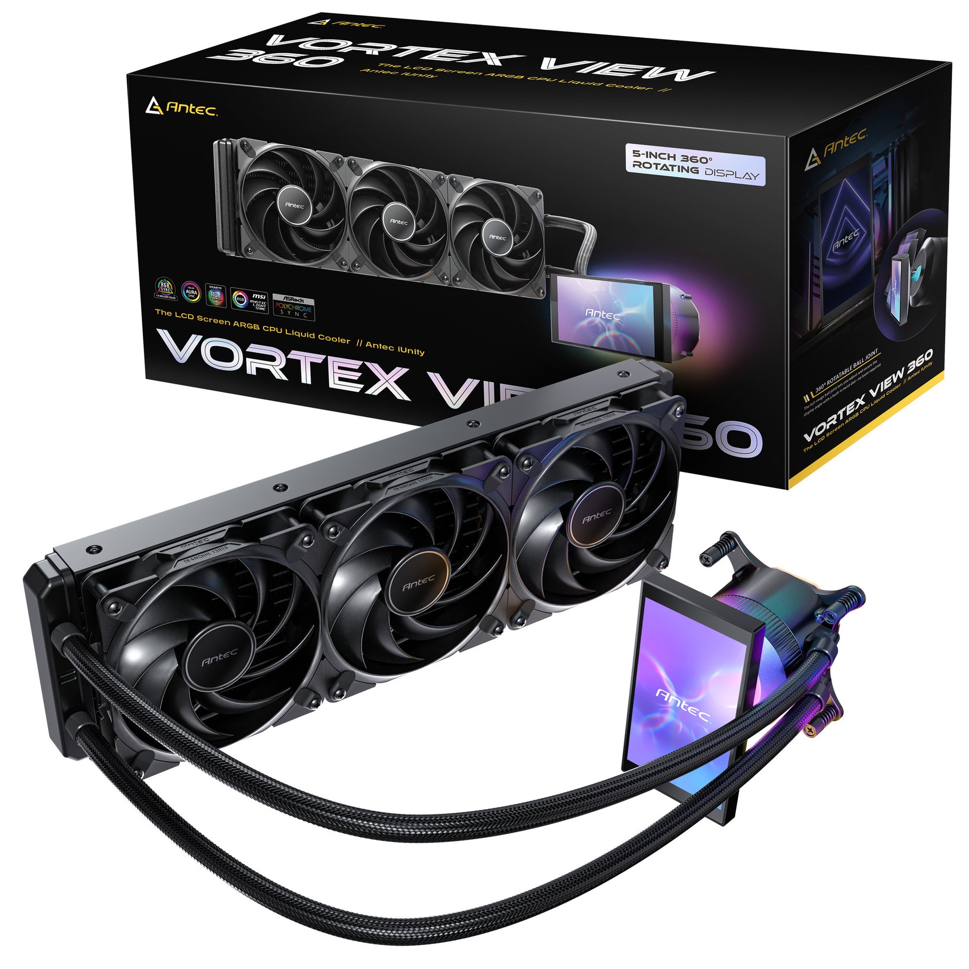 Antec Vortex View 360 Wasserkühlung (schwarz)