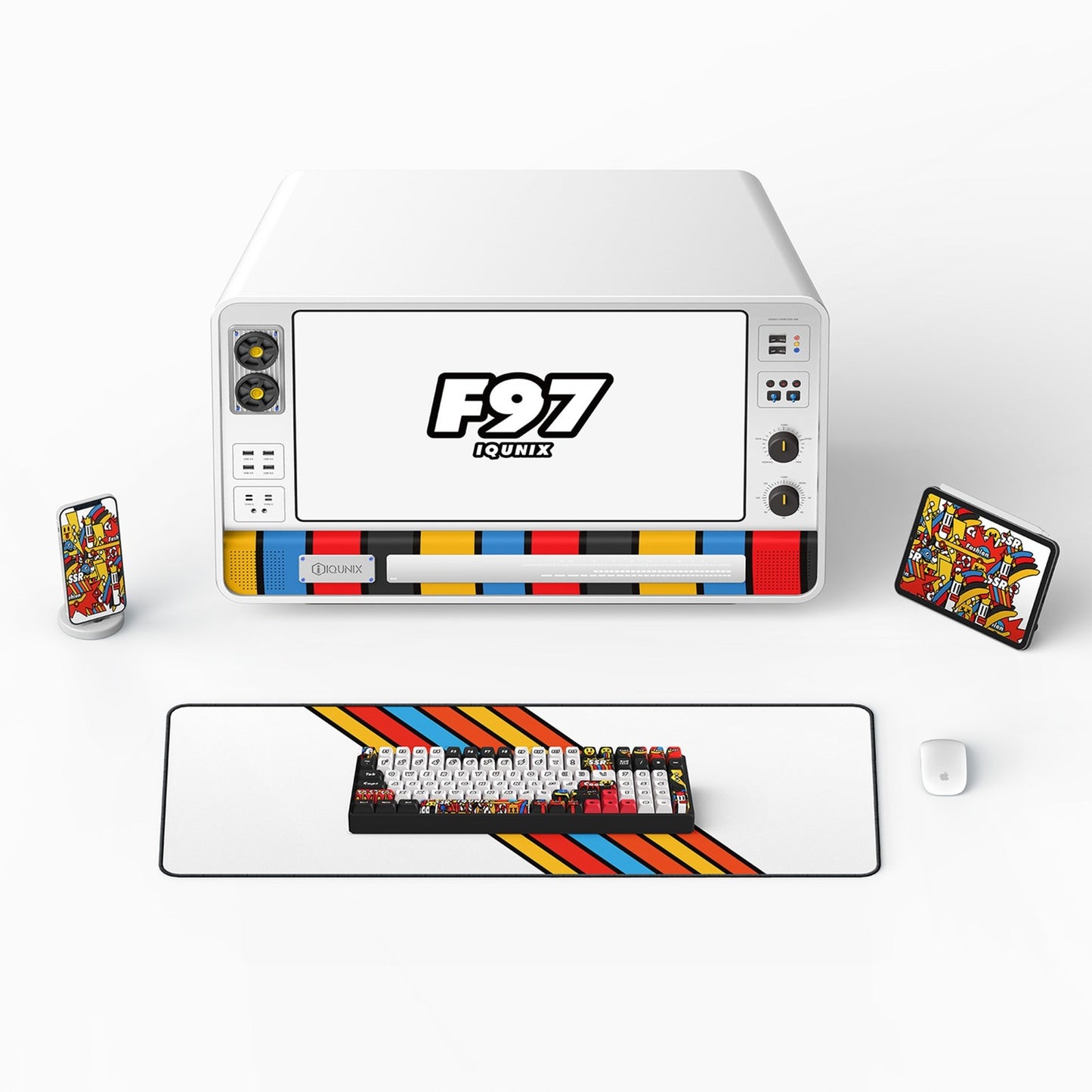 Iqunix F97 Graffiti -Tagebuch drahtlose mechanische Tastatur