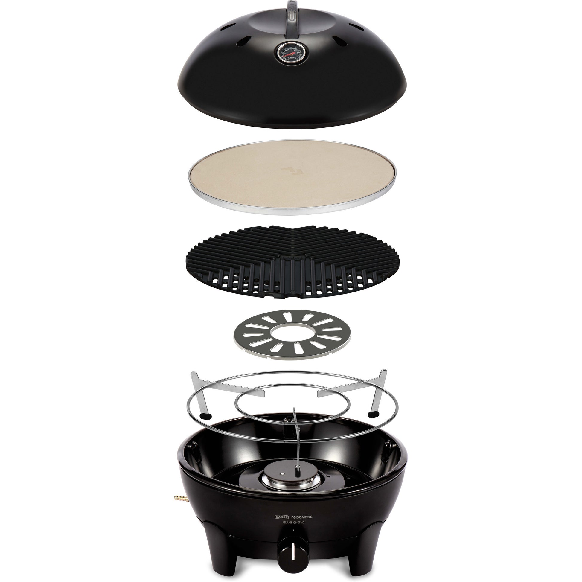 Cadac Glamp Chef 40 Gasgrill (schwarz, ø 40 cm)