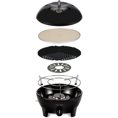 Cadac Glamp Chef 40 Gasgrill (schwarz, ø 40 cm)
