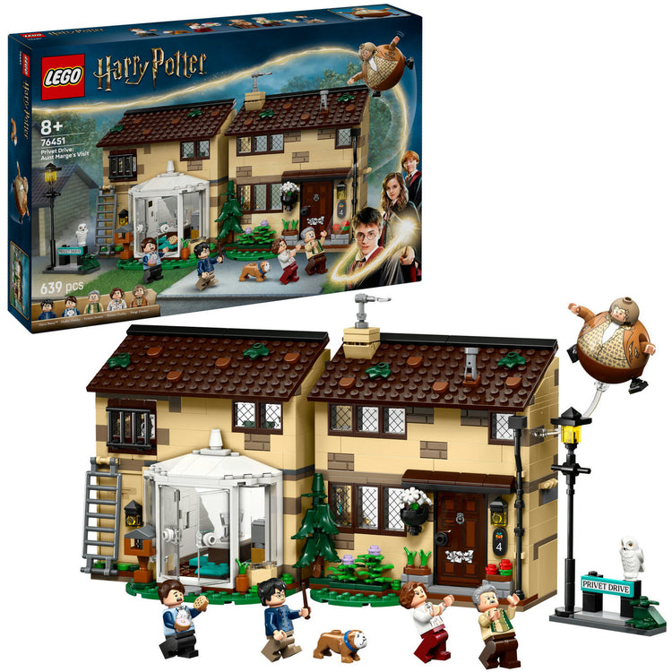 Lego Harry Potter 76451 Ligusterlaan Besuch von Tante Margot