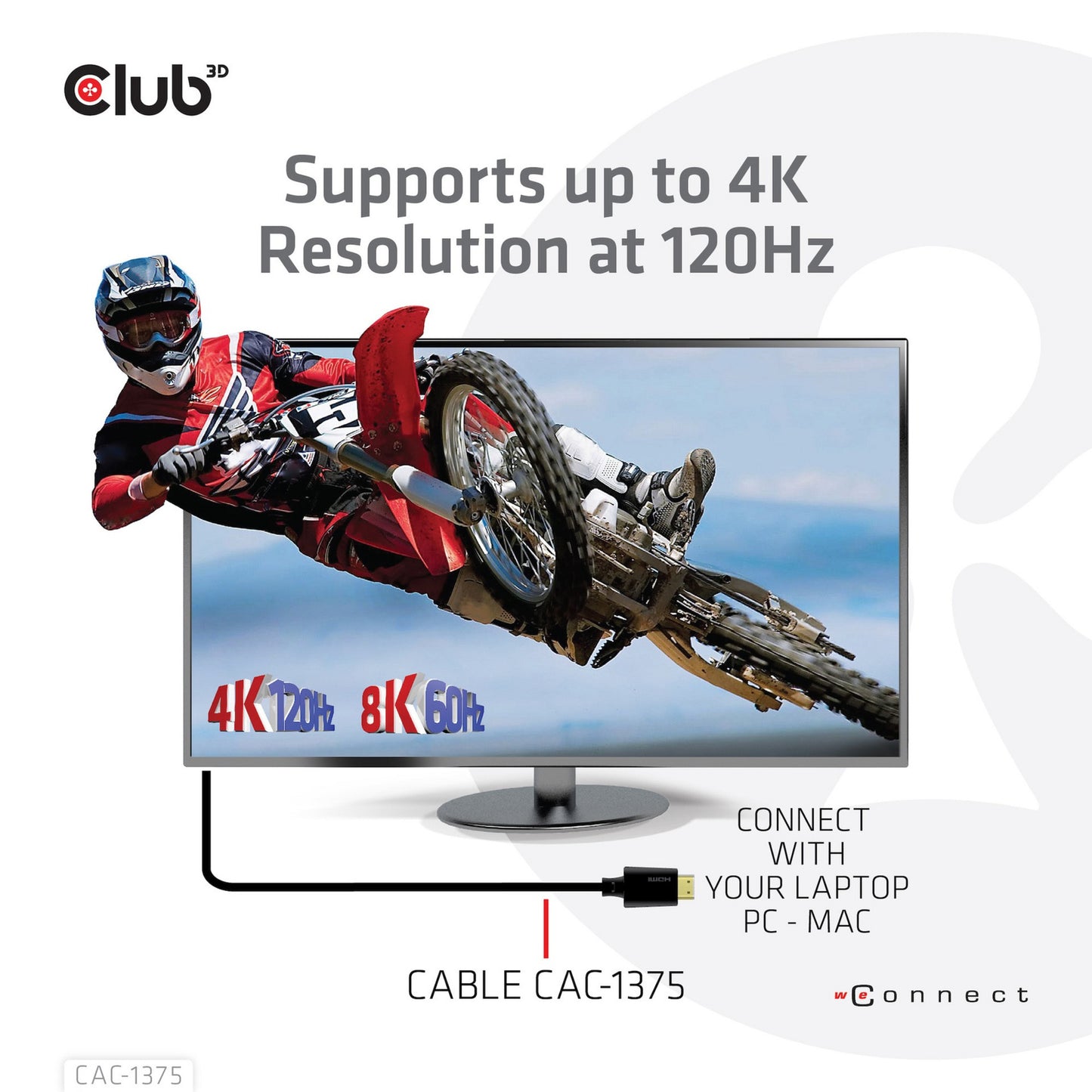 Club 3D Ultrahohling HDMI -zertifiziert