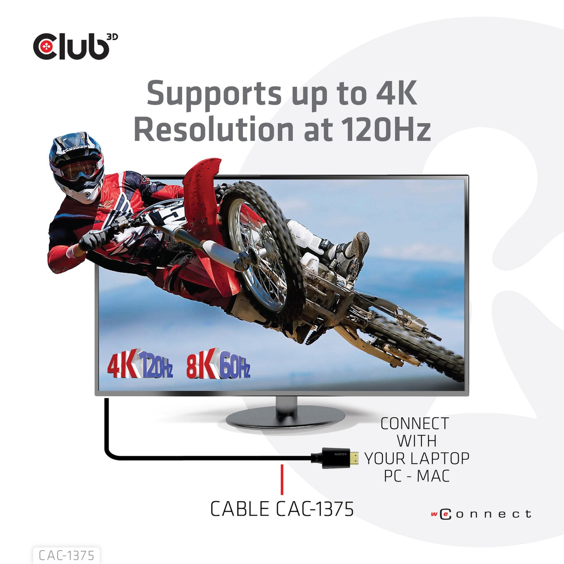 Club 3D Ultrahohling HDMI -zertifiziert