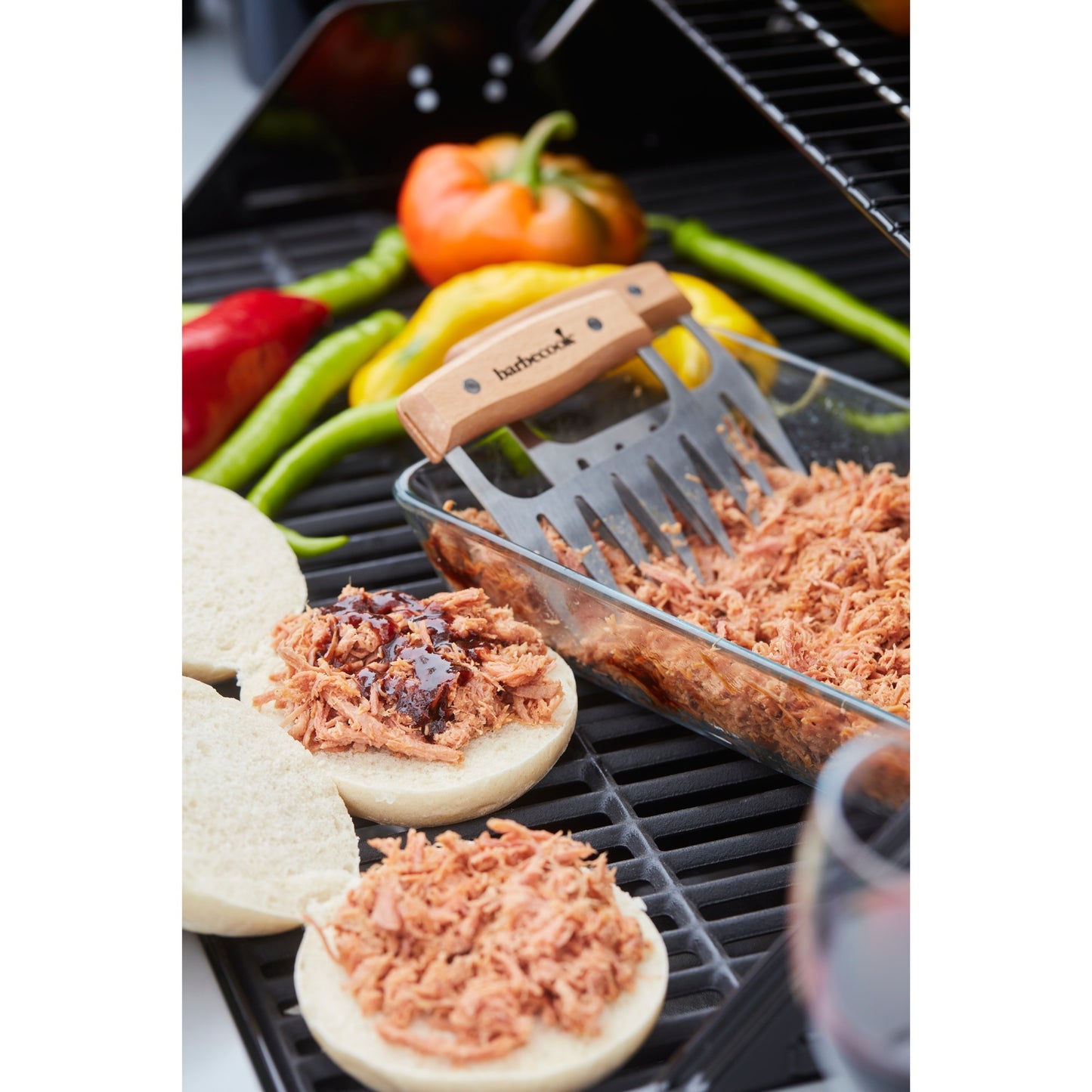 Grillset mit 2 Fleischkrallen