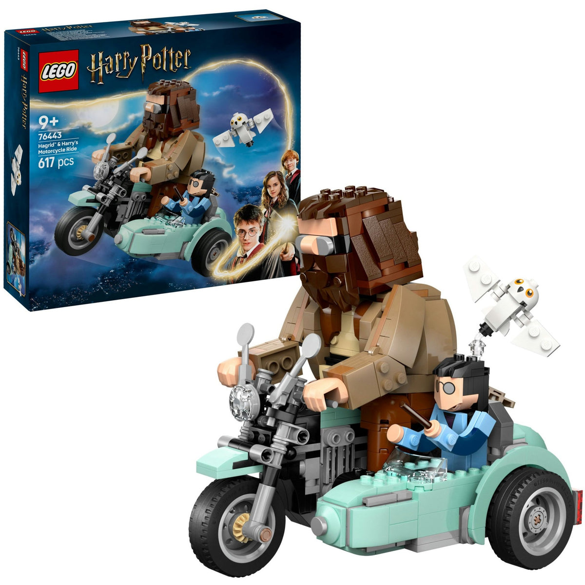 LEGO 76443 Harry Potter Hagrid und Harrys Fahrt mit dem Motorrad