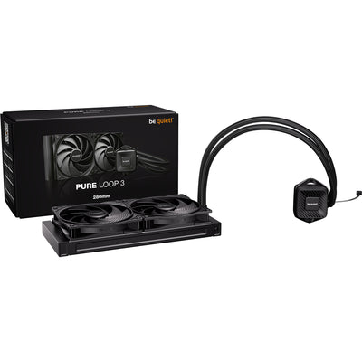 Ruhig sein! Pure Loop 3 280 Wasserkühlung (schwarz, PWM)