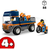 Lego City tolle Fahrzeuge 60491 Transporter für Motorräder | 2 Stk - afbeelding 3